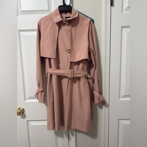 Topshop Cream Trench Coat